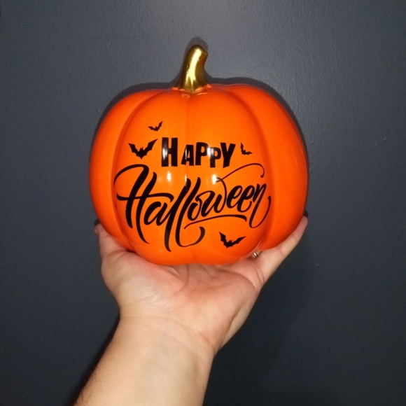 Hobby Lobby Other - Happy Halloween Pumpkin Ceramic Home Decor